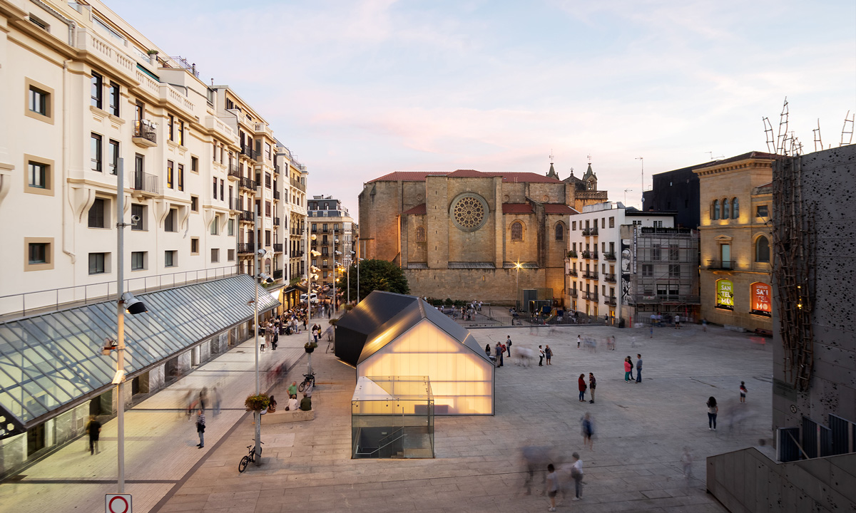 arquitecto donostia: proyecto obra nueva: pabellon